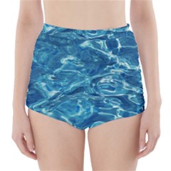 Surface Abstract  High-waisted Bikini Bottoms by artworkshop