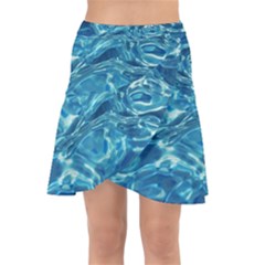 Surface Abstract  Wrap Front Skirt by artworkshop