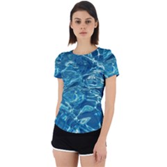Surface Abstract  Back Cut Out Sport Tee by artworkshop