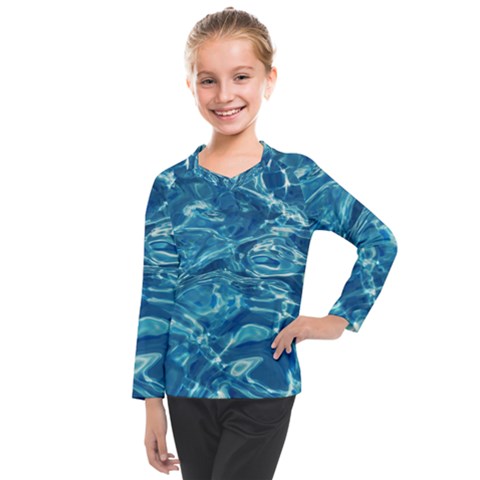 Surface Abstract  Kids  Long Mesh Tee by artworkshop