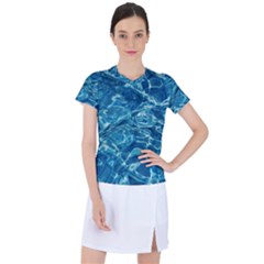 Surface Abstract  Women s Sports Top by artworkshop