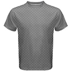 Gray-polkadots Men s Cotton Tee