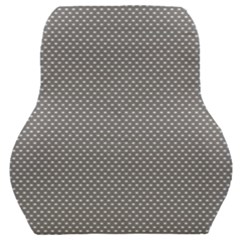 Gray-polkadots Car Seat Back Cushion 