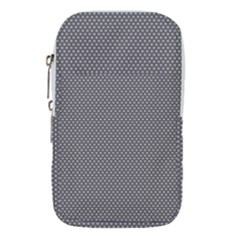 Gray-polkadots Waist Pouch (Small)