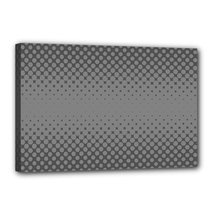 Halftone Canvas 18  x 12  (Stretched)