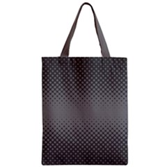 Halftone Zipper Classic Tote Bag