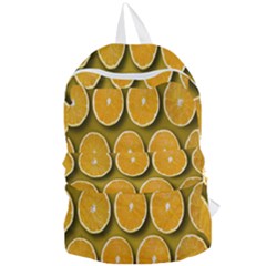 Oranges Slices  Pattern Foldable Lightweight Backpack by artworkshop