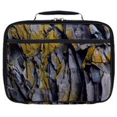 Rock Wall Crevices Geology Pattern Shapes Texture Full Print Lunch Bag by artworkshop