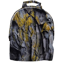 Rock Wall Crevices Geology Pattern Shapes Texture Mini Full Print Backpack by artworkshop