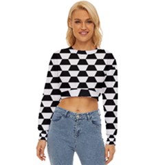 Hexagons Lightweight Long Sleeve Sweatshirt