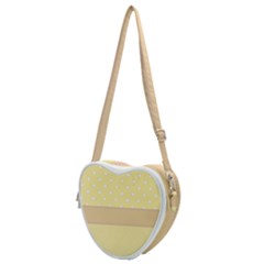 Orange-polkadots Heart Shoulder Bag