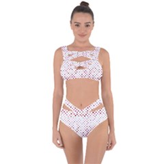 Pattern-polkadots Bandaged Up Bikini Set  by nate14shop