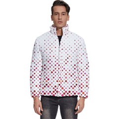 Pattern-polkadots Men s Puffer Bubble Jacket Coat