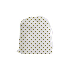 Polka 01 Drawstring Pouch (medium)