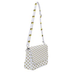 Polka 01 Shoulder Bag With Back Zipper by nate14shop