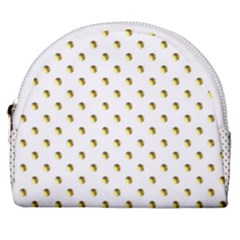 Polka 01 Horseshoe Style Canvas Pouch by nate14shop