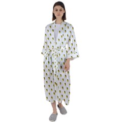 Polka 01 Maxi Satin Kimono by nate14shop