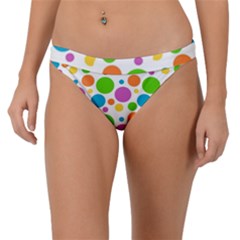 Polka-dot-callor Band Bikini Bottom