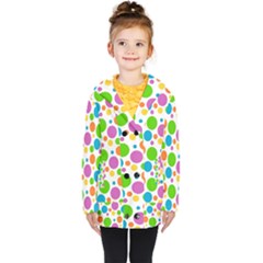 Polka-dot-callor Kids  Double Breasted Button Coat by nate14shop