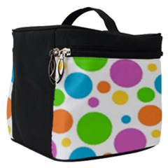 Polka-dot-callor Make Up Travel Bag (small) by nate14shop