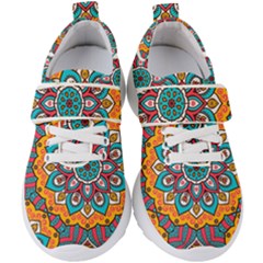 Mandala Spirit Kids  Velcro Strap Shoes by zappwaits