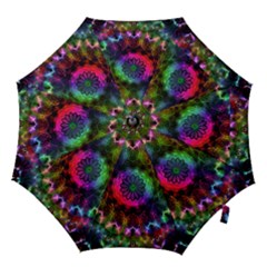 Pride Mandala Hook Handle Umbrellas (small) by MRNStudios