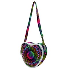 Pride Mandala Heart Shoulder Bag by MRNStudios