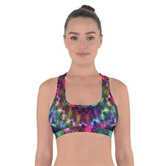 Pride Mandala Cross Back Sports Bra by MRNStudios