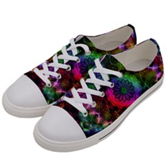 Pride Mandala Men s Low Top Canvas Sneakers by MRNStudios