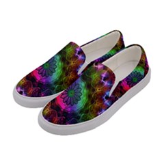 Pride Mandala Women s Canvas Slip Ons by MRNStudios