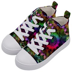 Pride Mandala Kids  Mid-top Canvas Sneakers by MRNStudios