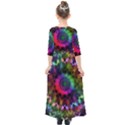 Pride Mandala Kids  Quarter Sleeve Maxi Dress View2