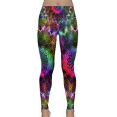 Pride Mandala Lightweight Velour Classic Yoga Leggings by MRNStudios