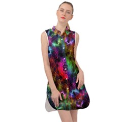 Pride Mandala Sleeveless Shirt Dress by MRNStudios