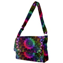 Pride Mandala Full Print Messenger Bag (l) by MRNStudios