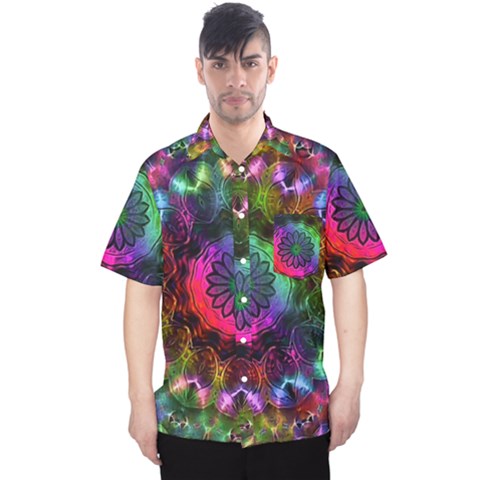 Pride Mandala Men s Hawaii Shirt by MRNStudios