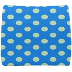 Polka-dots-blue Seat Cushion
