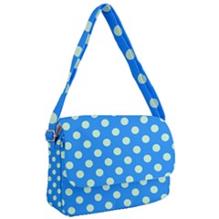 Polka-dots-blue Courier Bag