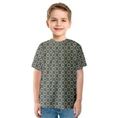 Polka-dots-gray Kids  Sport Mesh Tee