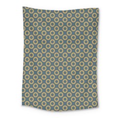 Polka-dots-gray Medium Tapestry by nate14shop