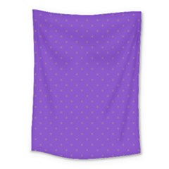 Polka-dots-lilac Medium Tapestry by nate14shop