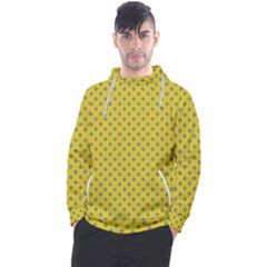 Polka-dots-light Yellow Men s Pullover Hoodie by nate14shop