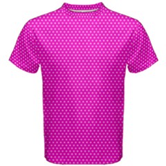 Polkadots-pink Men s Cotton Tee by nate14shop