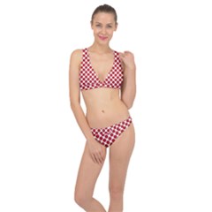 Polka-dots-polkared Classic Banded Bikini Set  by nate14shop