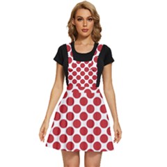 Polka-dots-polkared Apron Dress by nate14shop