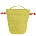 Polka-dots-yellow Drawstring Bucket Bag View1