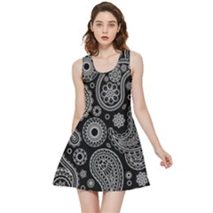 Seamless Paisley Pattern Inside Out Reversible Sleeveless Dress by nate14shop