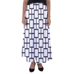 Square Flared Maxi Skirt