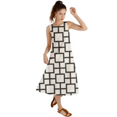 Square Summer Maxi Dress