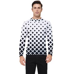 Square-background Men s Long Sleeve Rash Guard by nate14shop